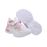 TENIS COQUETA PARA NIÑA SINTÉTICO COLOR BLANCO ROSA DE CONTACTO