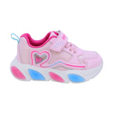 TENIS COQUETA PARA NIÑA EN SINTÉTICO COLOR ROSA BULMA CON TIRA DE CONTACTO