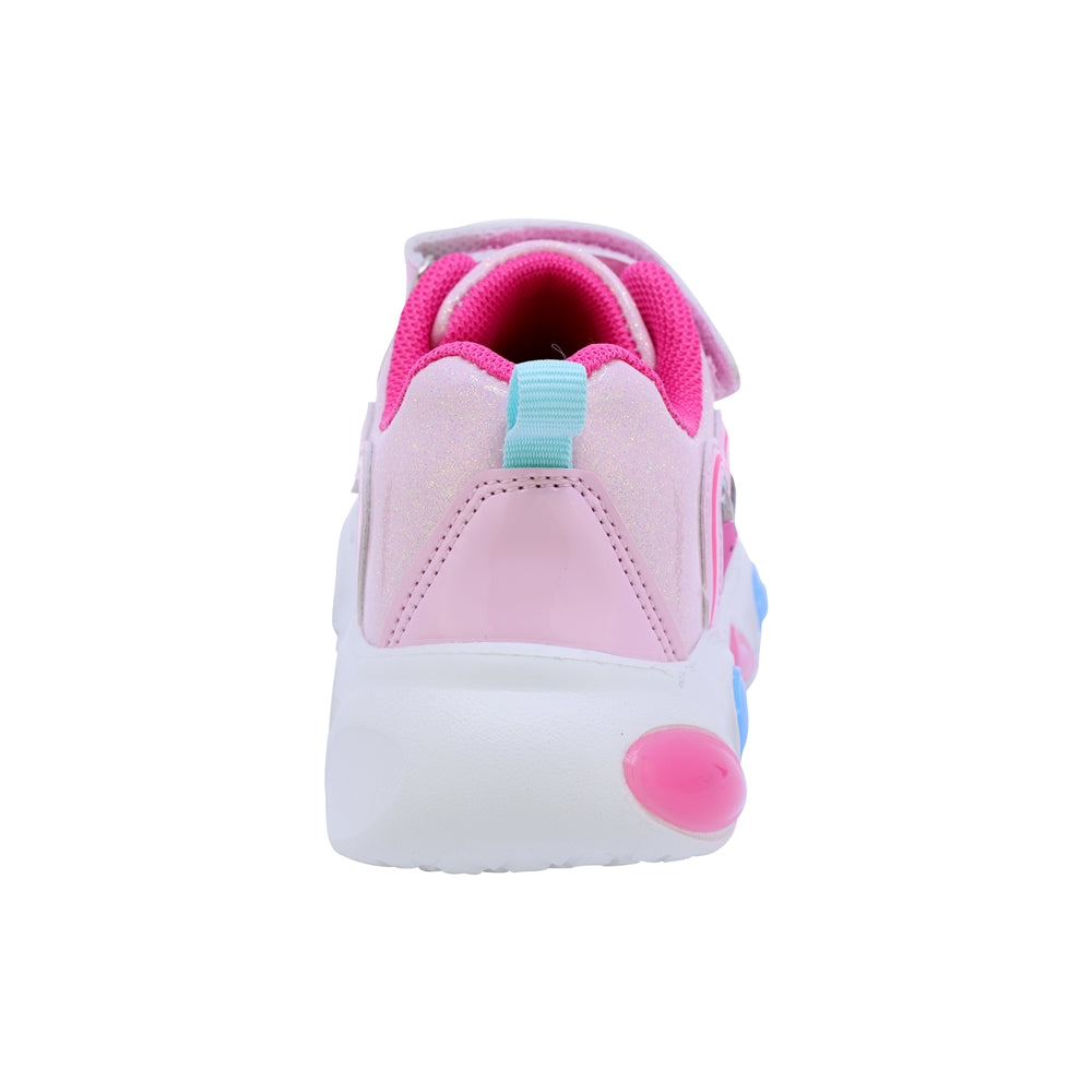 TENIS COQUETA PARA NIÑA EN SINTÉTICO COLOR ROSA BULMA CON TIRA DE CONTACTO