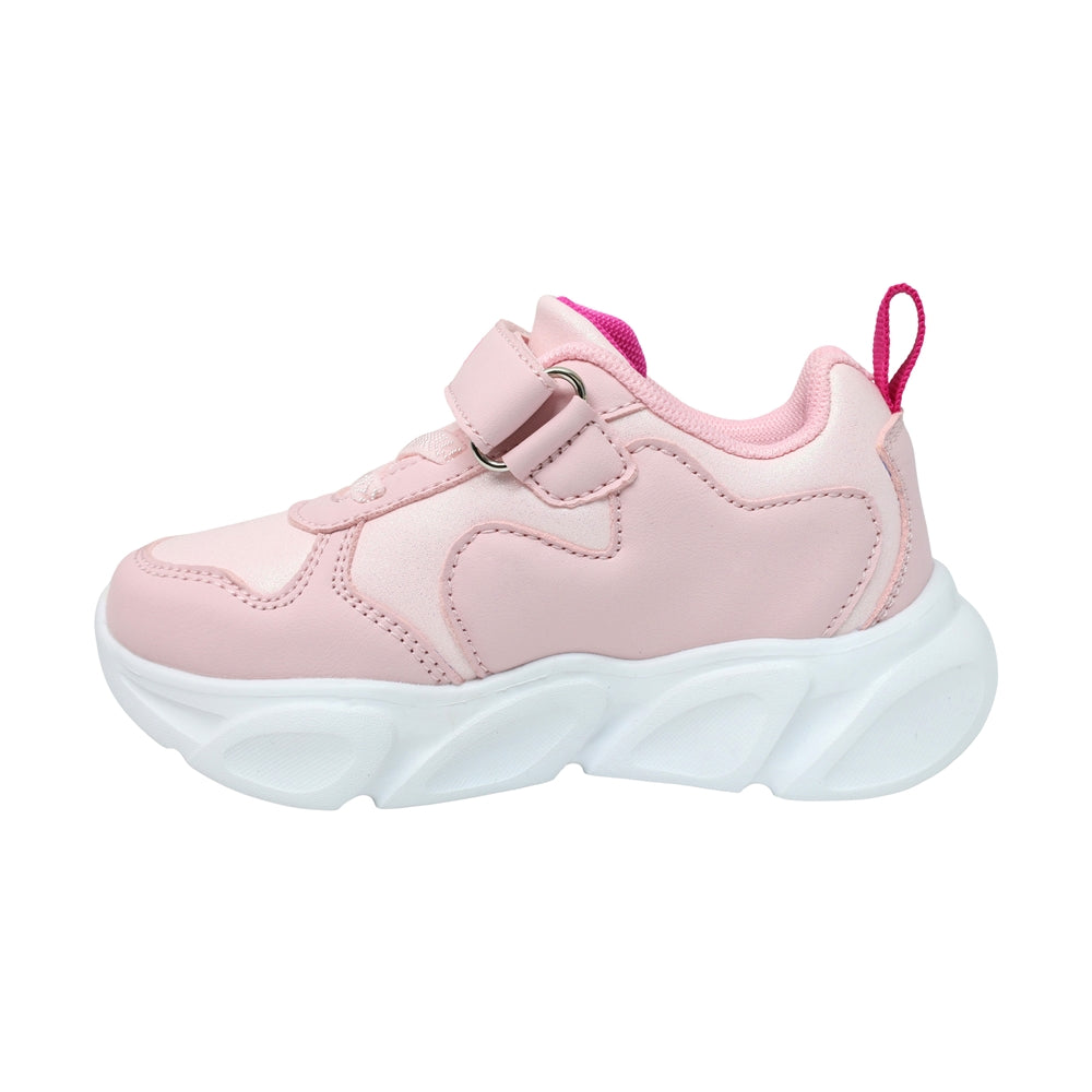 TENIS COQUETA PARA NIÑA EN SINTÉTICO COLOR ROSA BULMA CON AGUJETA Y TIRA DE CONTACTO