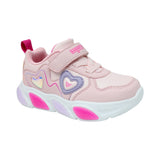 TENIS COQUETA PARA NIÑA EN SINTÉTICO COLOR ROSA BULMA CON AGUJETA Y TIRA DE CONTACTO
