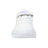 TENIS COQUETA PARA NIÑA EN SINTÉTICO COLOR BLANCO BULMA CON AGUJETA Y TIRA DE CONTACTO