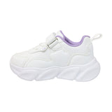 TENIS COQUETA PARA NIÑA EN SINTÉTICO COLOR BLANCO BULMA CON AGUJETA Y TIRA DE CONTACTO