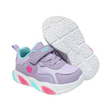 TENIS COQUETA PARA NIÑA EN SINTÉTICO COLOR LILA BULMA CON AGUJETA Y TIRA DE CONTACTO