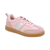 TENIS COQUETA PARA NIÑA DE SINTÉTICO COLOR ROSA TIMON CON AGUJETA