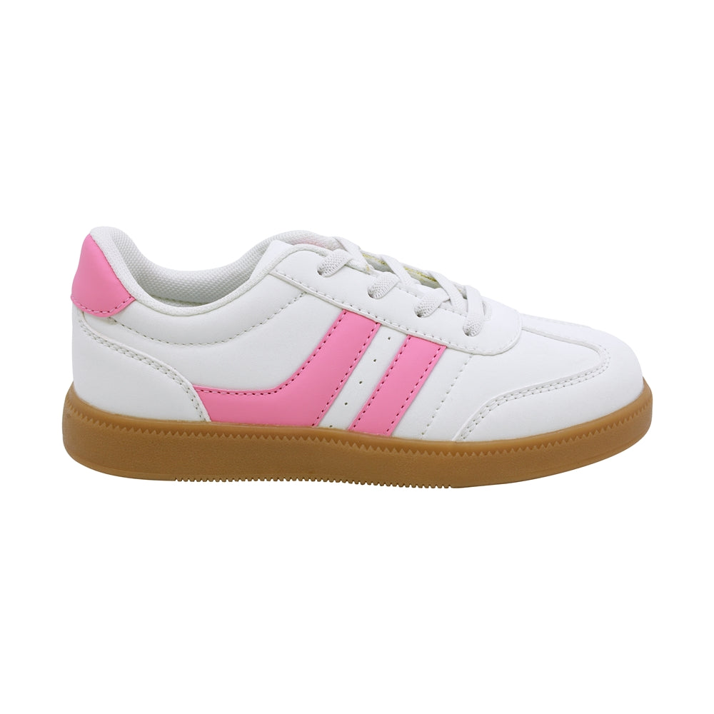 TENIS COQUETA PARA NIÑA DE SINTÉTICO COLOR BLANCO TIMON CON AGUJETA