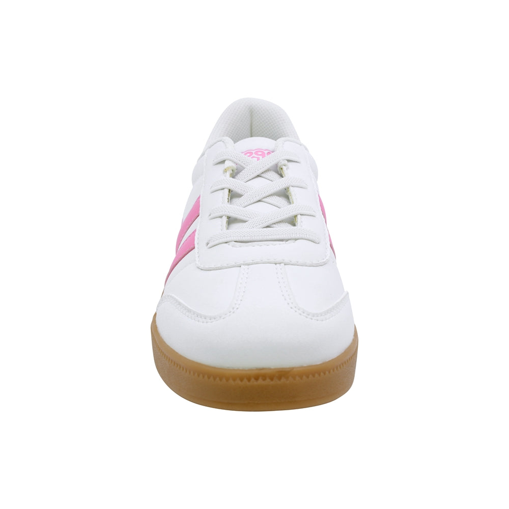 TENIS COQUETA PARA NIÑA DE SINTÉTICO COLOR BLANCO TIMON CON AGUJETA