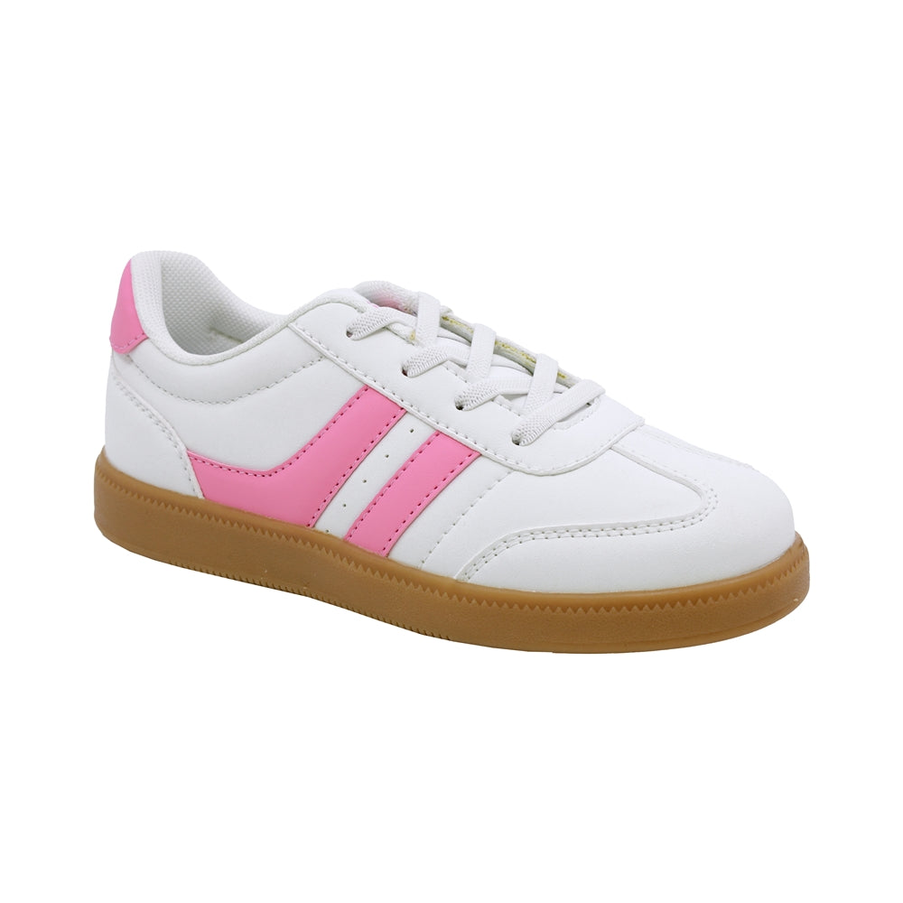 TENIS COQUETA PARA NIÑA DE SINTÉTICO COLOR BLANCO TIMON CON AGUJETA