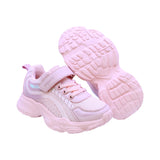 TENIS COQUETA PARA NIÑA DE SINTÉTICO COLOR ROSA ASUNA CON TIRA DE CONTACTO