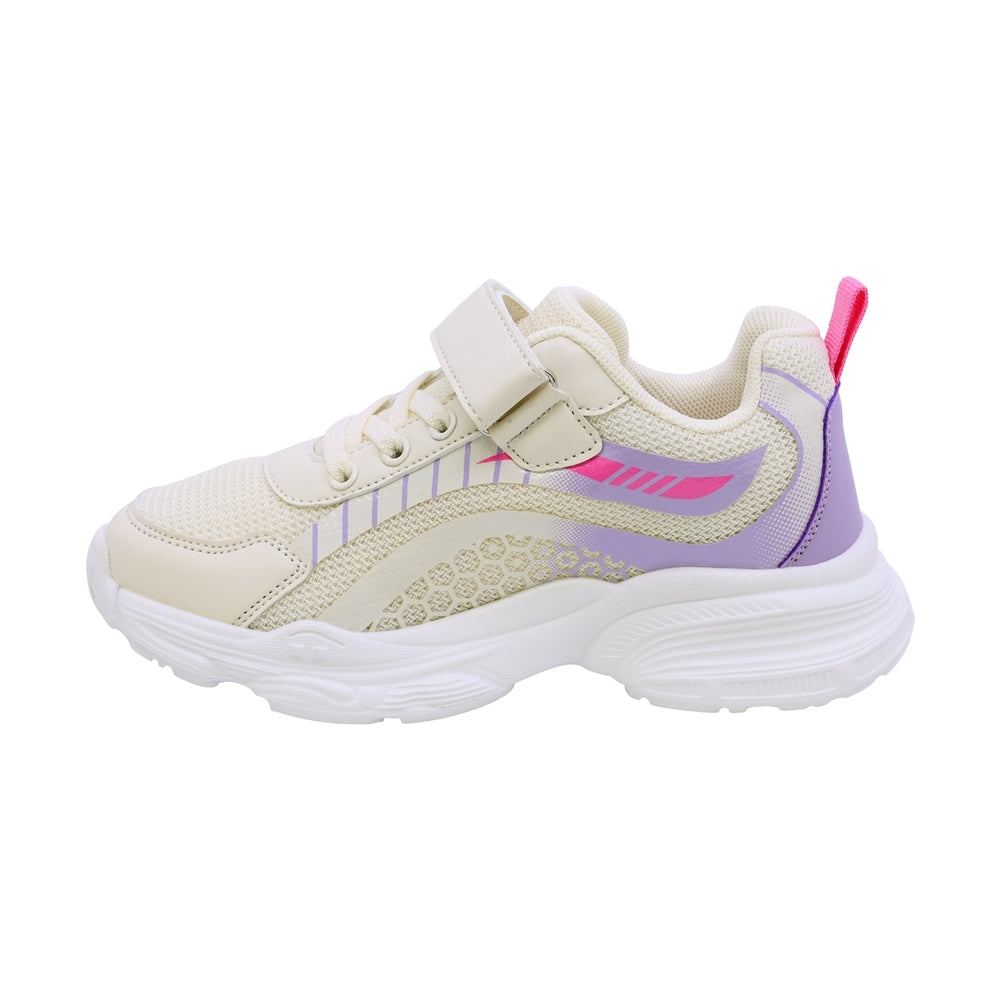 TENIS COQUETA  PARA NIÑA SINTÉTICO MORADO ASUNA CON TIRA DE CONTACTO