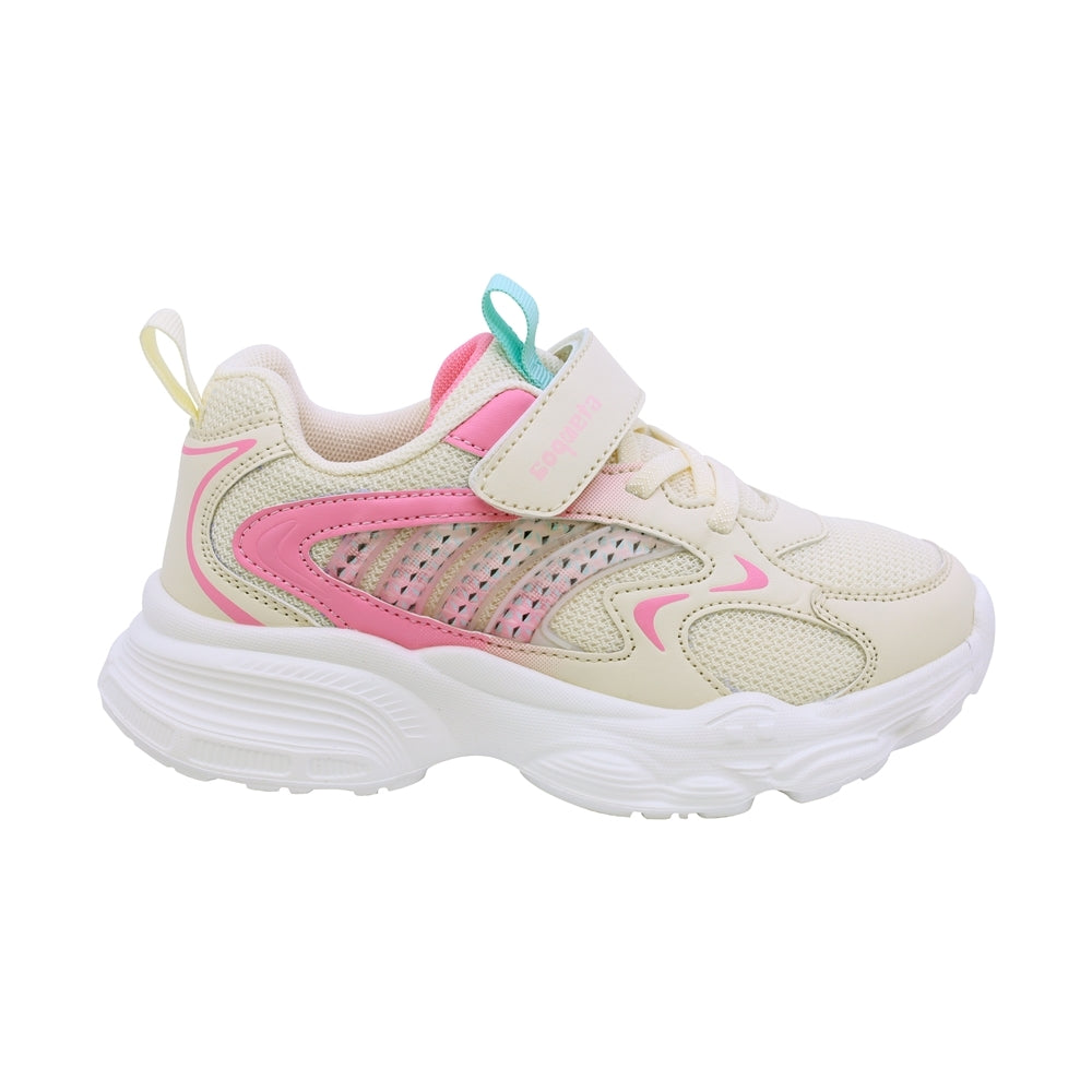 TENIS COQUETA  PARA NIÑA SINTÉTICO FIUSHA ASUNA CON TIRA DE CONTACTO