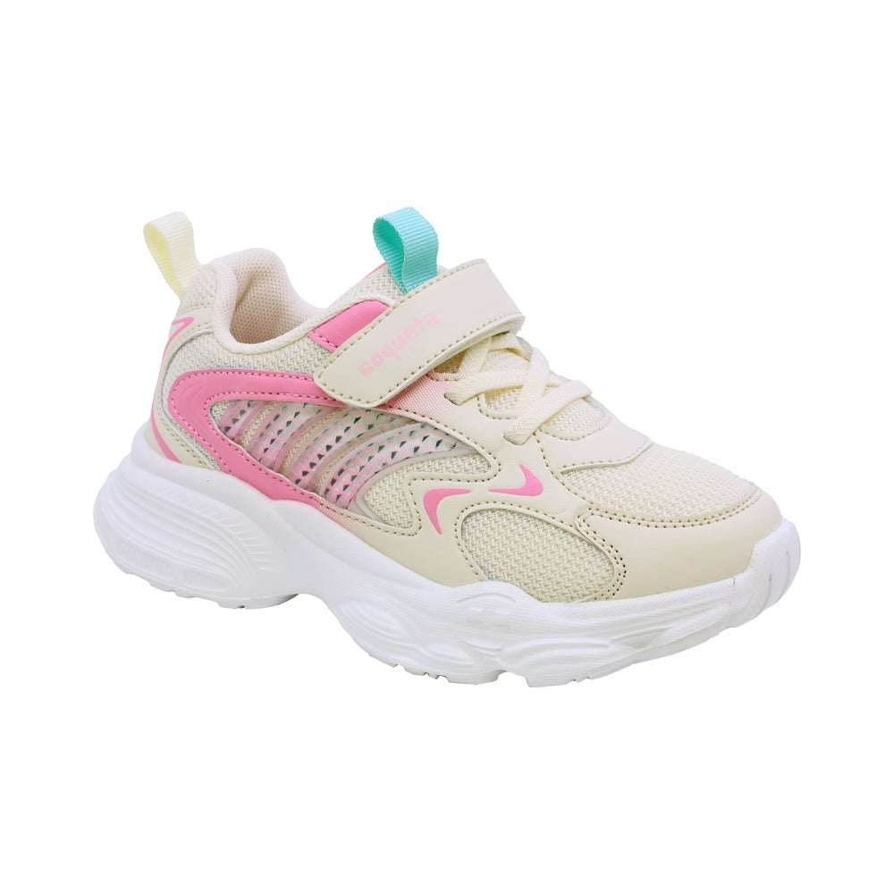 TENIS COQUETA  PARA NIÑA SINTÉTICO FIUSHA ASUNA CON TIRA DE CONTACTO