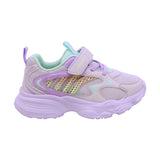 TENIS COQUETA PARA NIÑA DE SINTÉTICO COLOR MORADO ASUNA CON TIRA DE CONTACTO