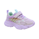 TENIS COQUETA PARA NIÑA DE SINTÉTICO COLOR MORADO ASUNA CON TIRA DE CONTACTO