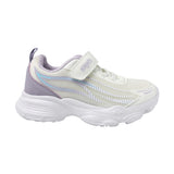 TENIS COQUETA PARA NIÑA EN TEXTIL COLOR BLANCO AZUNA CON AGUJETA Y TIRA DE CONTACTO