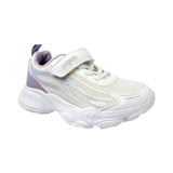 TENIS COQUETA PARA NIÑA EN TEXTIL COLOR BLANCO AZUNA CON AGUJETA Y TIRA DE CONTACTO