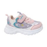 TENIS COQUETA PARA NIÑA EN SINTÉTICO COLOR ROSA NEMO CON AGUJETA Y TIRA DE CONTACTO
