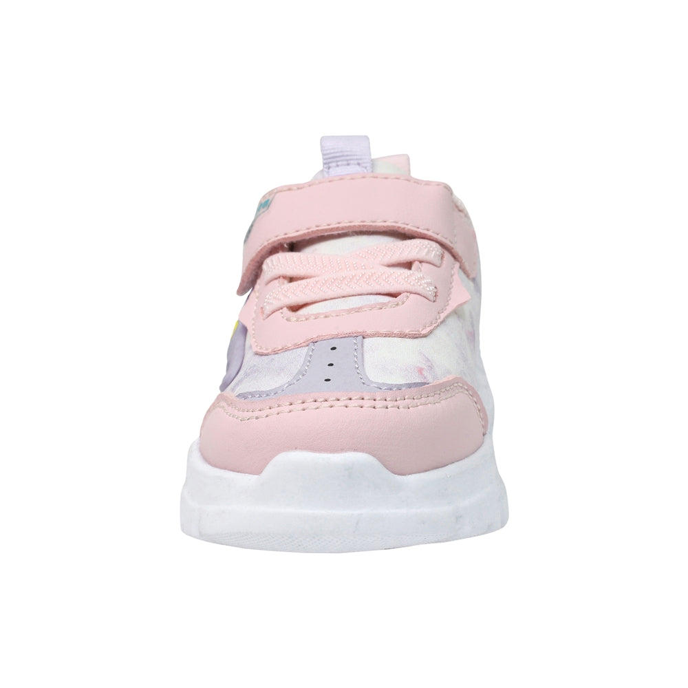 TENIS COQUETA PARA NIÑA EN SINTÉTICO COLOR ROSA NEMO CON AGUJETA Y TIRA DE CONTACTO