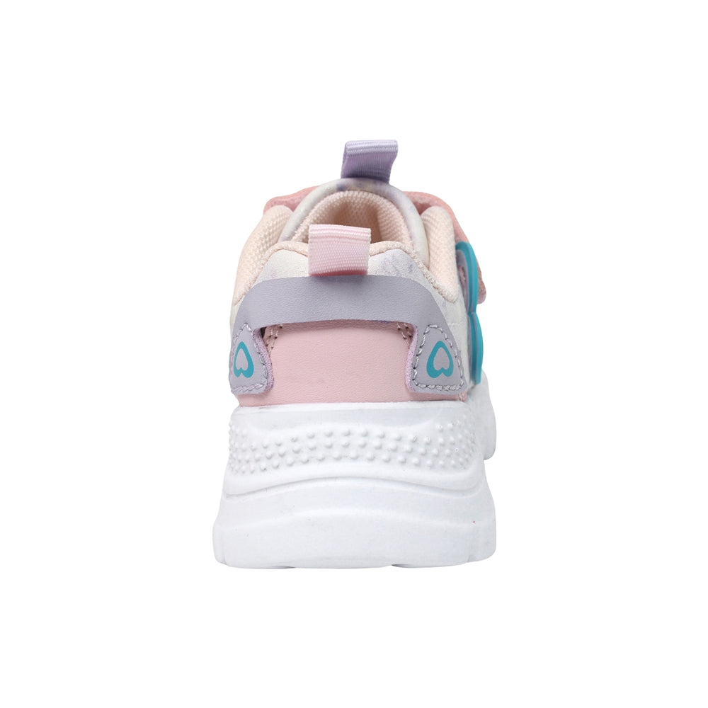 TENIS COQUETA PARA NIÑA EN SINTÉTICO COLOR ROSA NEMO CON AGUJETA Y TIRA DE CONTACTO