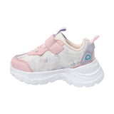 TENIS COQUETA PARA NIÑA EN SINTÉTICO COLOR ROSA NEMO CON AGUJETA Y TIRA DE CONTACTO