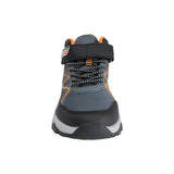 TENIS AUDAZ PARA NIÑO EN SINTÉTICO COLOR GRIS ALPINA CON AGUJETA Y TIRA DE CONTACTO