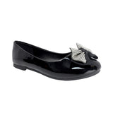 BALERINA COQUETA PARA NIÑA EN CHAROL COLOR NEGRO AGATHA CON MOÑO