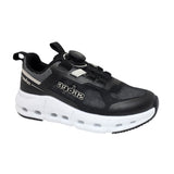TENIS AUDAZ PARA NIÑO EN SINTÉTICO COLOR NEGRO SUIZA CON AJUSTE GIRATORIO
