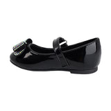BALERINA COQUETA PARA NIÑA EN CHAROL COLOR NEGRO MARBI CON TIRA DE CONTACTO