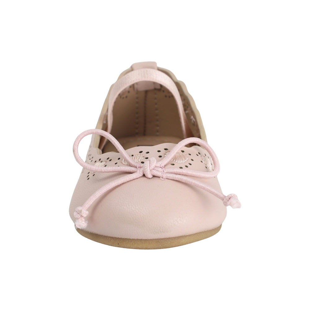 BALERINA COQUETA PARA NIÑA EN SINTÉTICO COLOR ROSA MARBI CON CINTA ELÁSTICA