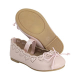 BALERINA COQUETA PARA NIÑA EN SINTÉTICO COLOR ROSA MARBI CON CINTA ELÁSTICA