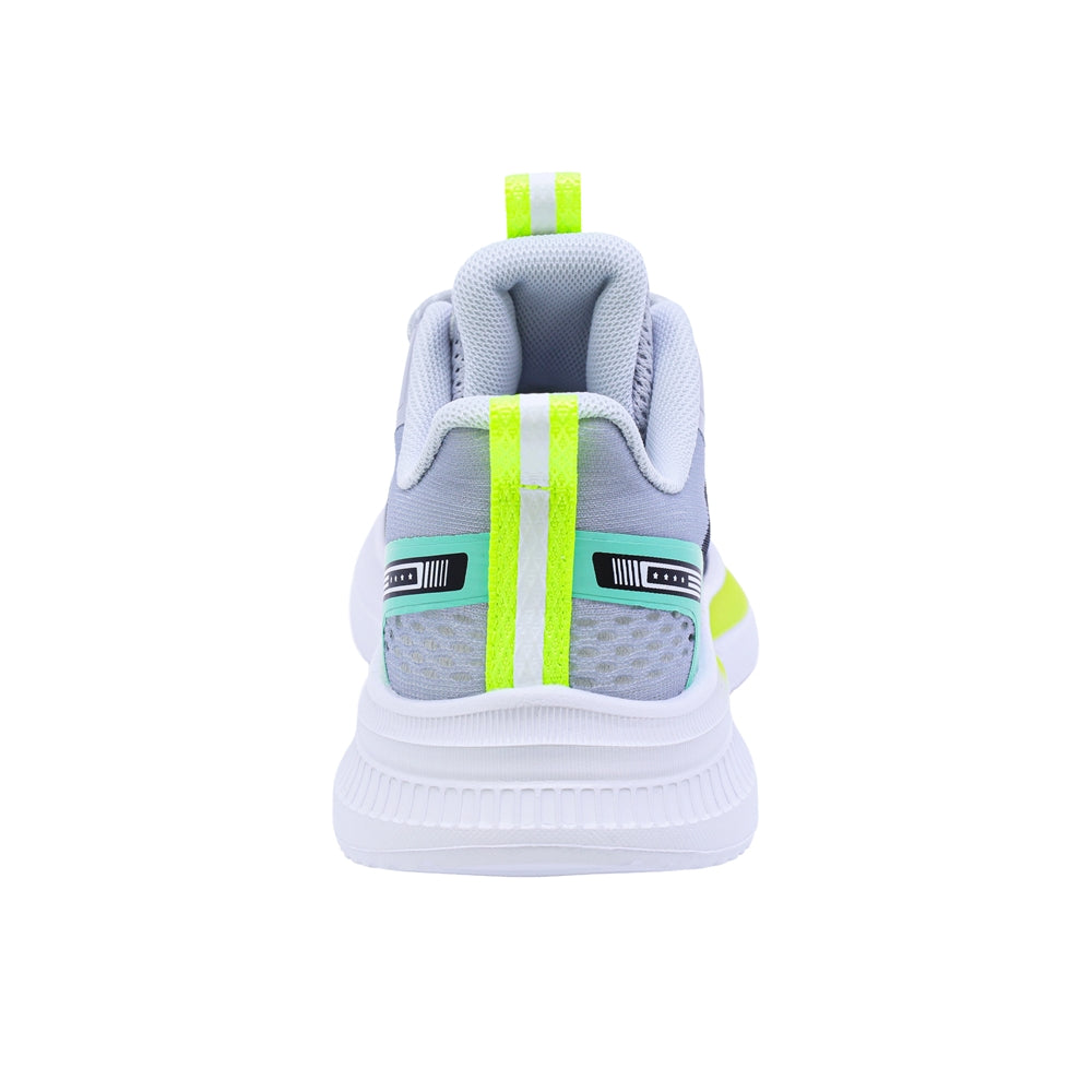 TENIS AUDAZ PARA NIÑO COLOR GRIS DE SINTÉTICO ROCCO CON AGUJETA ELÁSTICA