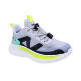 TENIS AUDAZ PARA NIÑO COLOR GRIS DE SINTÉTICO ROCCO CON AGUJETA ELÁSTICA