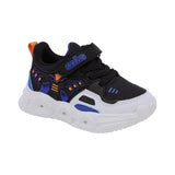 TENIS AUDAZ PARA NIÑO SINTÉTICO NEGRO ORION CON TIRA DE CONTACTO