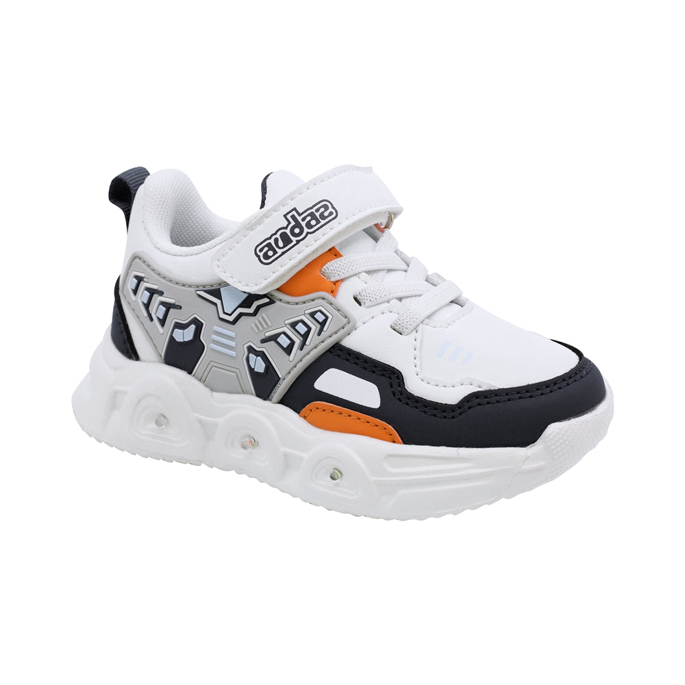 TENIS AUDAZ PARA NIÑO DE SINTÉTICO COLOR BLANCO POKEMON CON LUCES