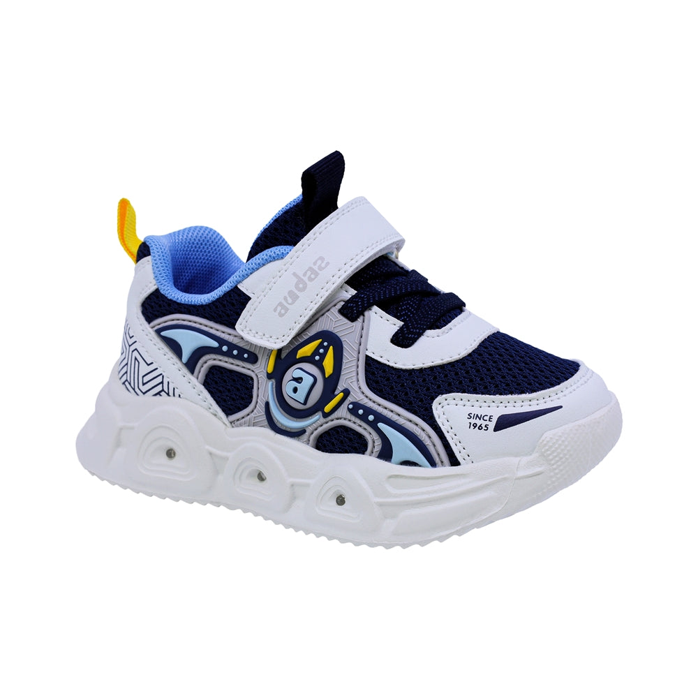 TENIS AUDAZ PARA NIÑO COLOR AZUL DE SINTÉTICO ORION CON TIRA DE CONTACTO