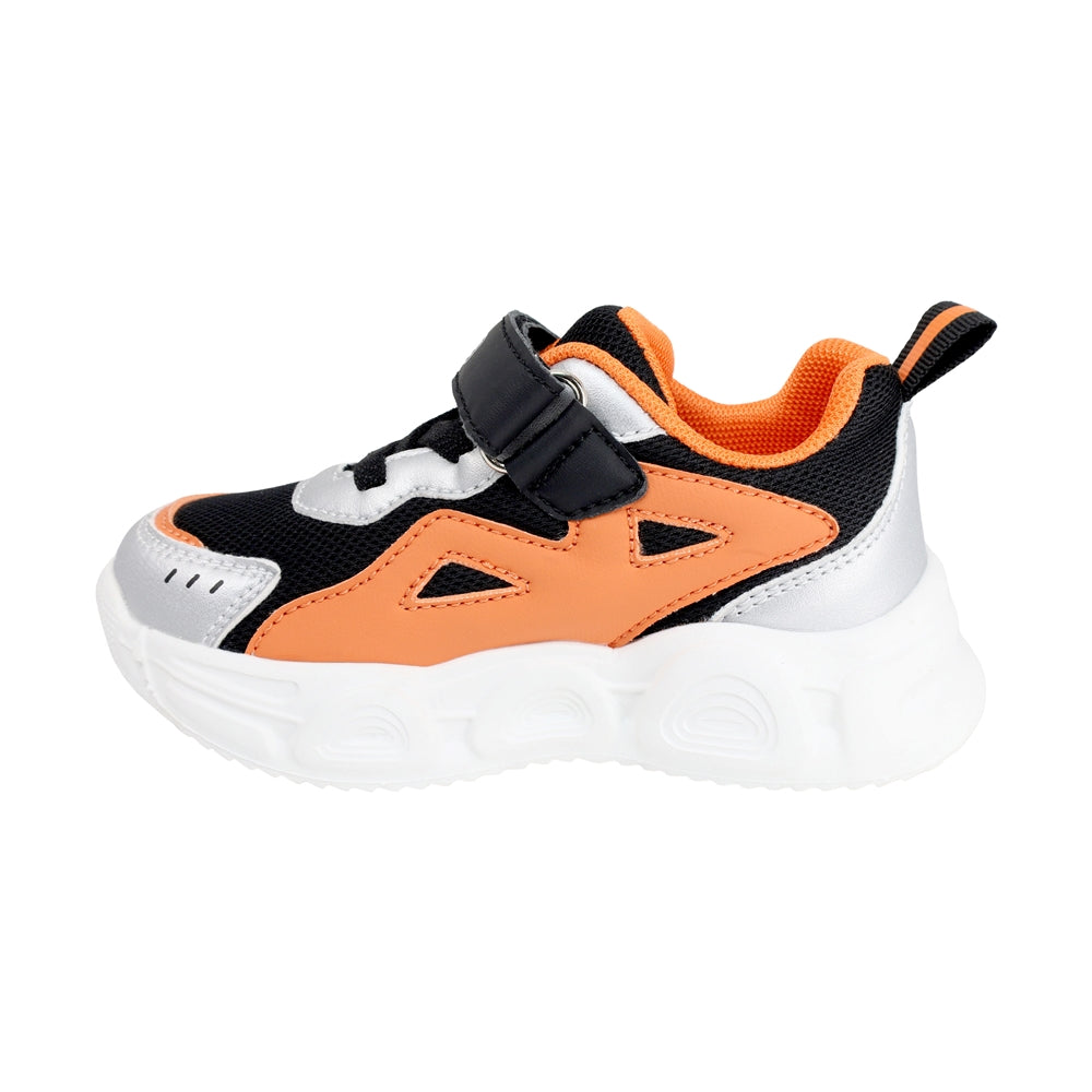 TENIS AUDAZ PARA NIÑO EN SINTÉTICO COLOR NEGRO ORION CON AGUJETA Y TIRA DE CONTACTO