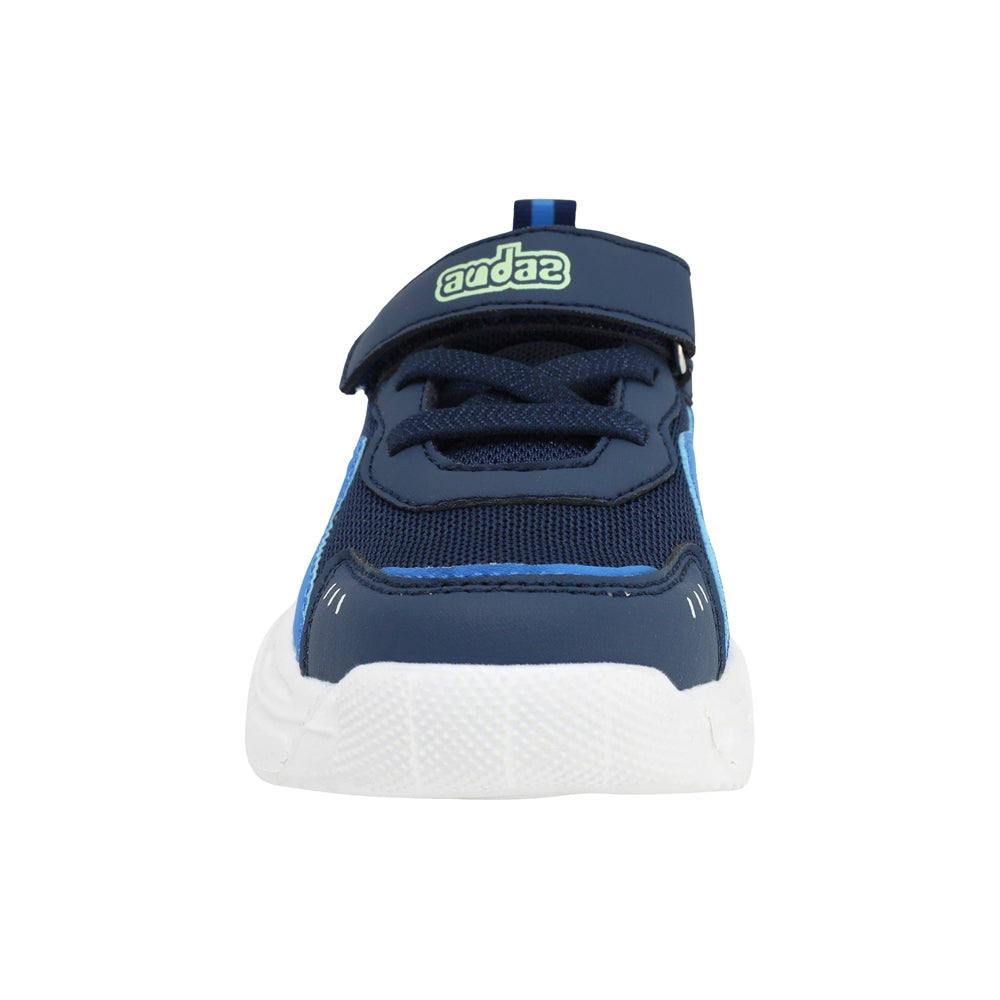 TENIS AUDAZ PARA NIÑO EN SINTÉTICO COLOR AZUL ORION CON AGUJETA Y TIRA DE CONTACTO