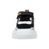 TENIS AUDAZ PARA NIÑO EN SINTÉTICO COLOR NEGRO-BLANCO ORION CON AGUJETA Y TIRA DE CONTACTO