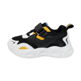 TENIS AUDAZ PARA NIÑO EN SINTÉTICO COLOR NEGRO-BLANCO ORION CON AGUJETA Y TIRA DE CONTACTO