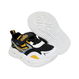 TENIS AUDAZ PARA NIÑO EN SINTÉTICO COLOR NEGRO-BLANCO ORION CON AGUJETA Y TIRA DE CONTACTO
