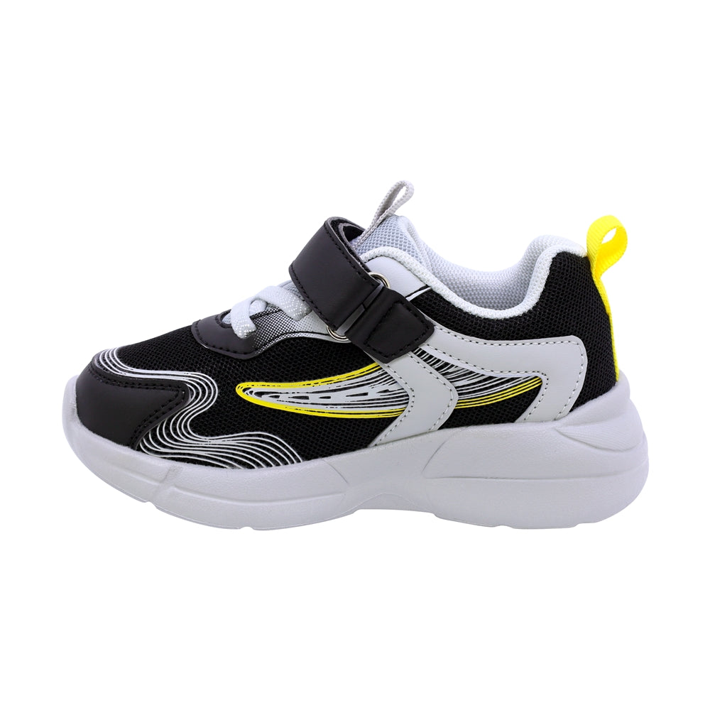 TENIS AUDAZ PARA NIÑO DE SINTÉTICO COLOR NEGRO NEUTRÓN CON TIRA DE CONTACTO