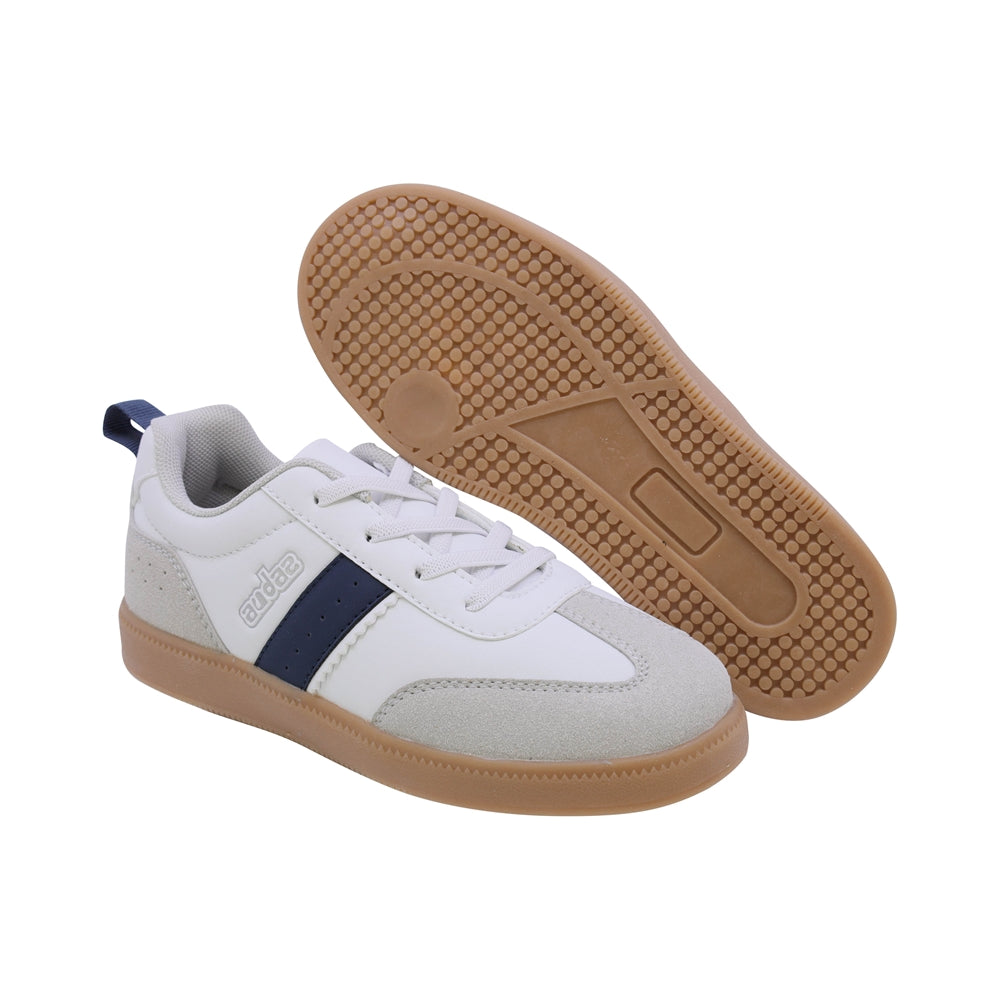 TENIS AUDAZ PARA NIÑO DE SINTÉTICO COLOR BLANCO TIMON CON AGUJETA