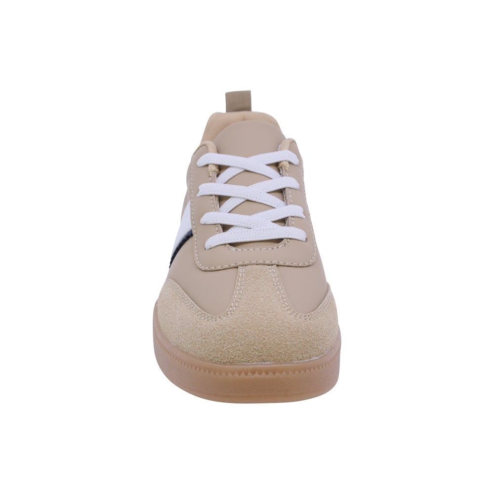 TENIS AUDAZ PARA NIÑO DE SINTÉTICO COLOR BEIGE TIMON CON AGUJETA
