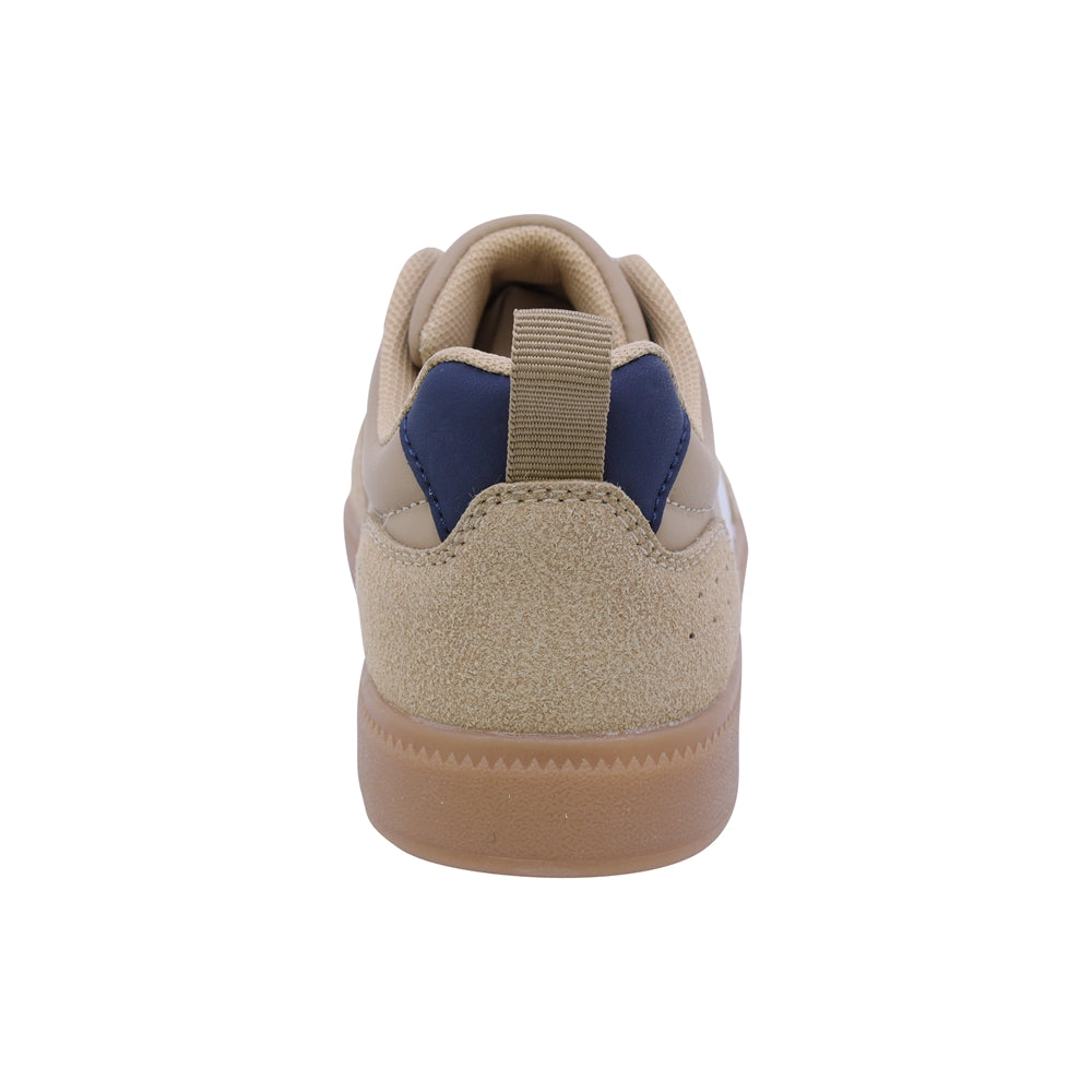 TENIS AUDAZ PARA NIÑO DE SINTÉTICO COLOR BEIGE TIMON CON AGUJETA
