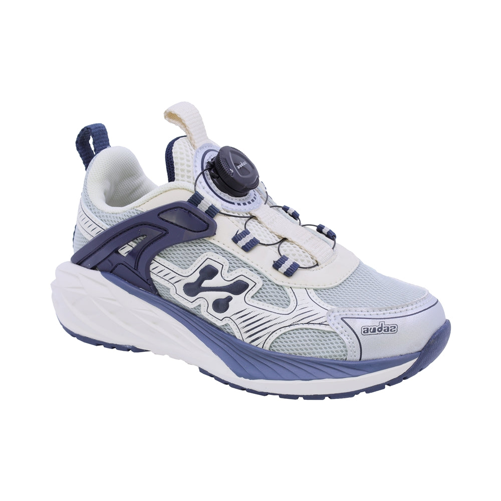 TENIS AUDAZ PARA NIÑO DE SINTÉTICO COLOR GRIS OCA CON AJUSTE AUTOMÁTICO