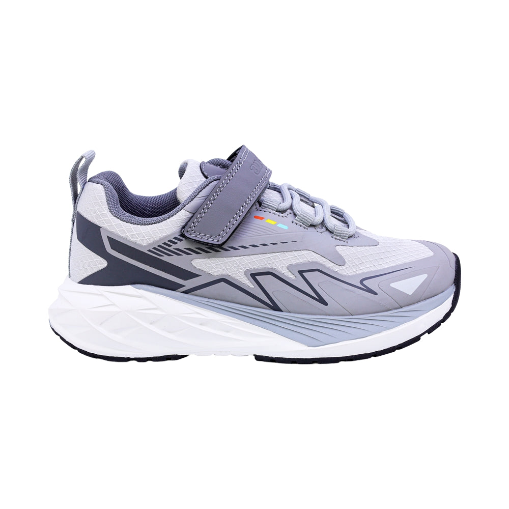 TENIS AUDAZ PARA NIÑO COLOR GRIS DE SINTÉTICO OCA CON TIRA DE CONTACTO