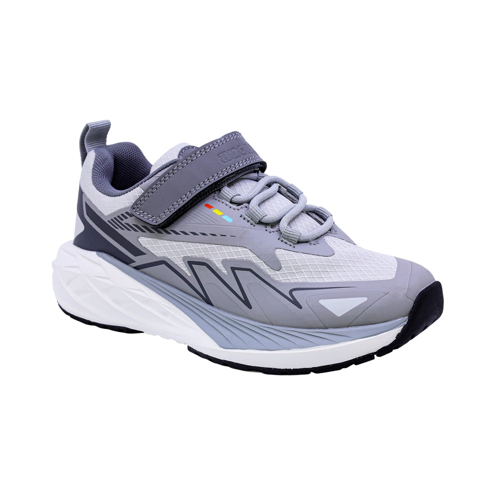 TENIS AUDAZ PARA NIÑO COLOR GRIS DE SINTÉTICO OCA CON TIRA DE CONTACTO