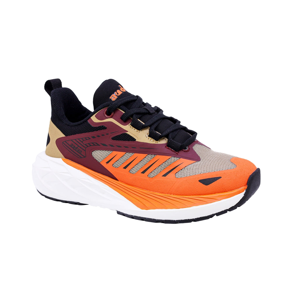 TENIS AUDAZ PARA NIÑO COLOR NARANJA DE SINTÉTICO OCA CON AGUJETA