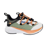 TENIS AUDAZ PARA NIÑO EN SINTÉTICO COLOR BEIGE-VERDE OCA CON CINTA ELÁSTICA