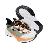 TENIS AUDAZ PARA NIÑO EN SINTÉTICO COLOR BEIGE-VERDE OCA CON CINTA ELÁSTICA
